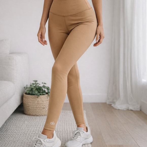 ALO Yoga Pants - ALO Yoga Tan Leggings